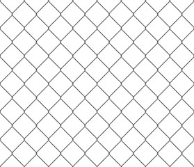 Fototapeta premium New steel mesh metal fence seamless structure