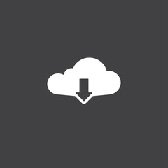 Cloud download icon