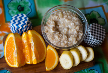  oatmeal with fruit