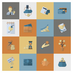 Business and Finance Icon Set