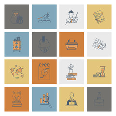 Business and Finance Icon Set