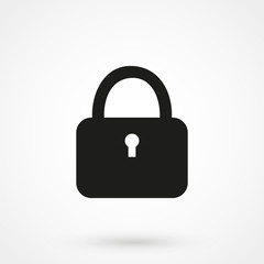 Lock icon vector
