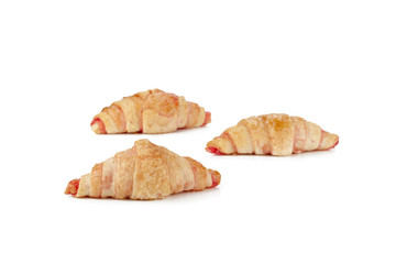 three croissant bread