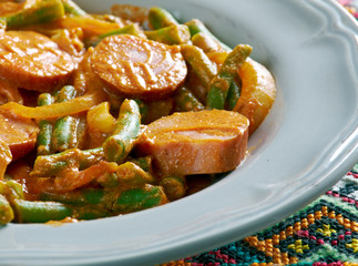 paprikash with green beans