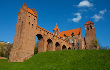 Zamek z katedrą, Kwidzyn, Polska 
The castle in Kwidzyn, Poland 