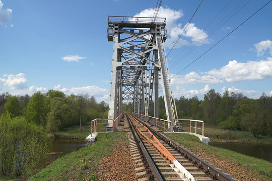 Fototapeta railroad bridge