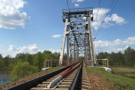 Fototapeta railroad bridge