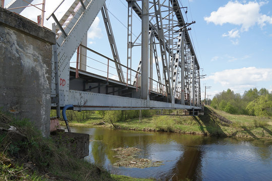 Fototapeta railroad bridge