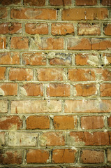 Background. Old brick wall.