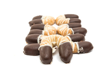 Horseshoe cookies isolated