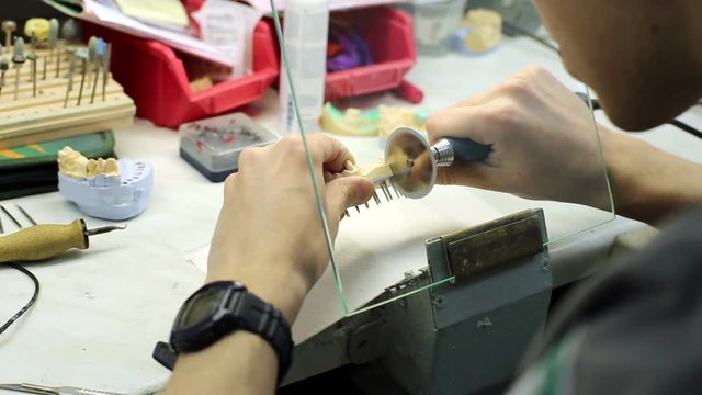 Laboratory Dental with teeth
