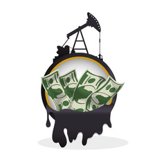 Pretroleum design. price icon. Oil concept, vector illustration