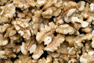 peeled walnuts kernels