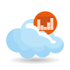 Music design. Online concept. Media illustration