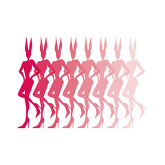 Illustration of Women at a Bachelorette Party