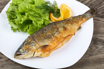 Grilled trout
