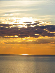 Sunset at the lake