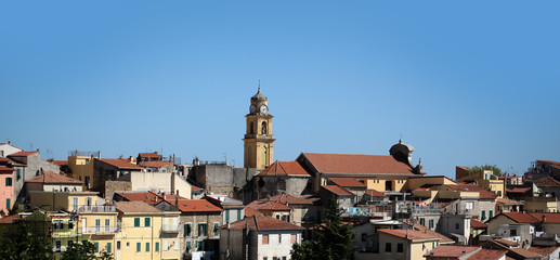 Fototapeta premium Old town with terracotta roofs