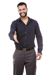 Fototapeta premium businessman offering handshake