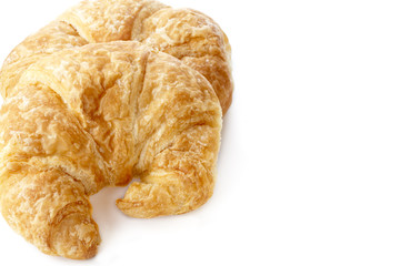 two cookies on white.