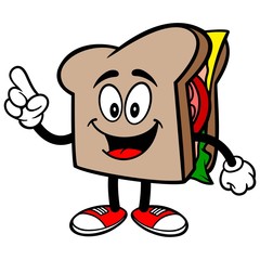 Obraz premium Sandwich Talking