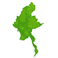 ミャンマー　地図　国　アイコン