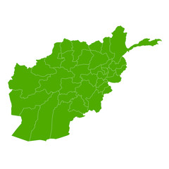 アフガニスタン　地図　国　アイコン