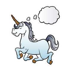 cartoon unicorn .