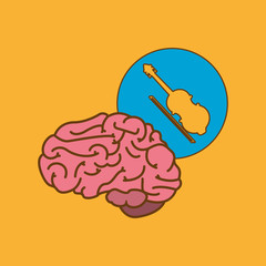 Think different design over white background