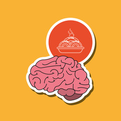 Think different design over white background