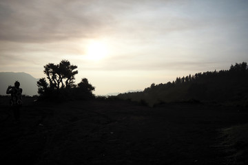 mountain morning view