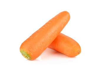 Carrot isolated on the white background