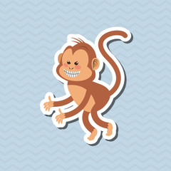Monkey design, animal  and cartoon concept