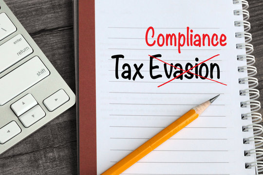 concept of tax compliance,crossing out tax evasion