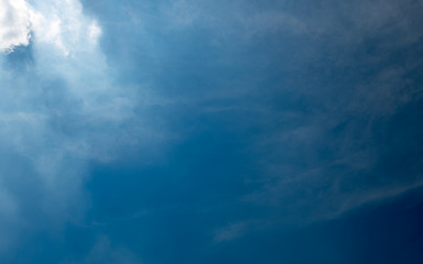 Fototapeta na wymiar blue sky with cloud in Thailand