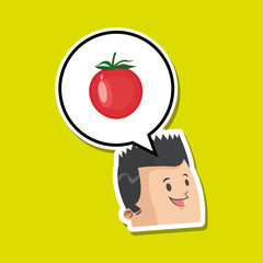 Healthy food design. organic food. natural product
