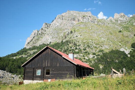 Zastan Karaula Refuge In Prokletije Mountains, Montenegro