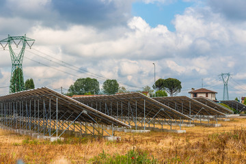 panels of a photovoltaic plant