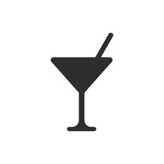 Cocktail - vector icon.