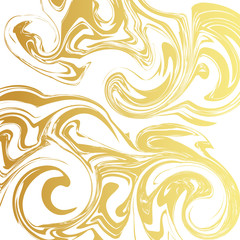 Fototapeta premium Marble texture . Marble background . Design marble texture . Liquid metal. Background from golden liquid metal .