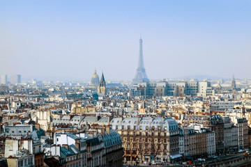 Fototapeta premium The Eiffel Tower (nickname La dame de fer, the iron lady),The to