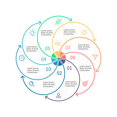 Outline infographic diagram