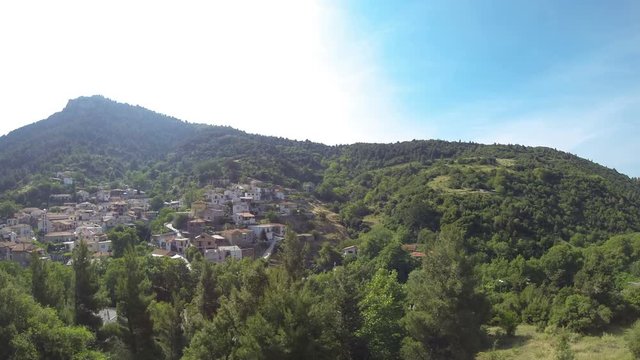 Time lapse of a Greek mountain village