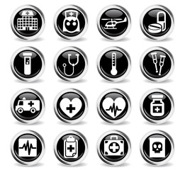 medicine icon set