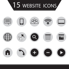 15 website icons