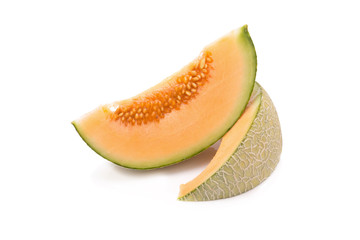 melon isolated on white