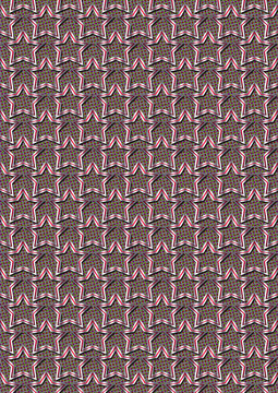 Silver with red stripe stars on a beige seamless halftone background 
