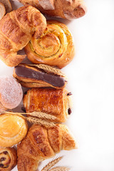 assorted pastry and bread