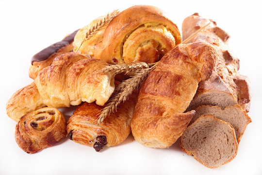 assorted pastry and bread