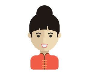 People At Work Avatar -  Chinese Restaurant Waitress